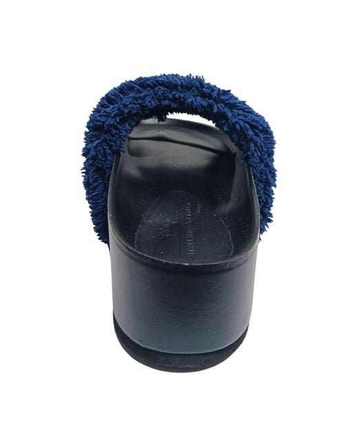 Stella McCartney Blue Sliders