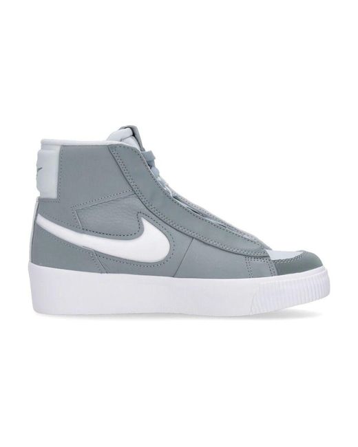 Nike Grüne high-top sneaker mit verdeckter schnürung in Blue für Herren