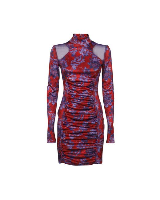 Short Dresses di Versace Jeans Couture in Red