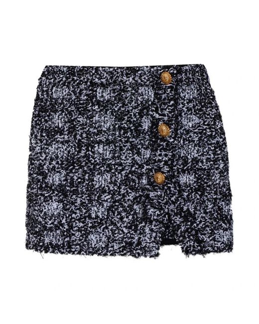 Balmain Blue Short Skirts
