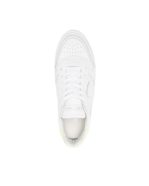 Philippe Model Nice Sneaker in het White voor heren