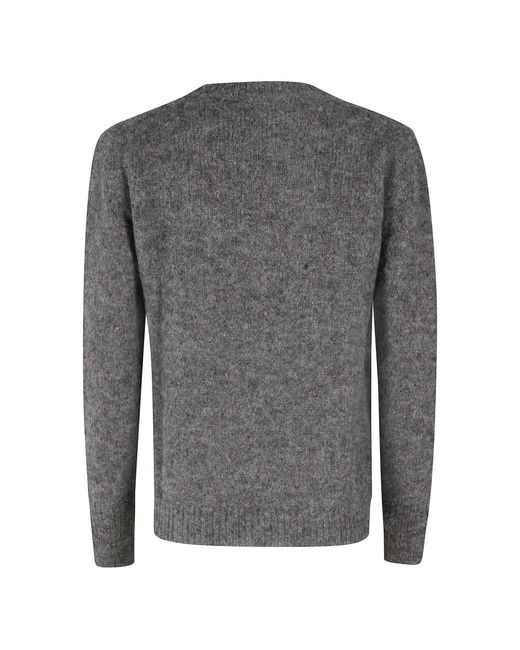 V-Neck Knitwear Gran Sasso en coloris Gray
