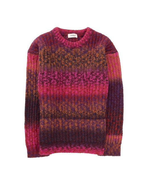 Ottod'Ame Red Round-Neck Knitwear