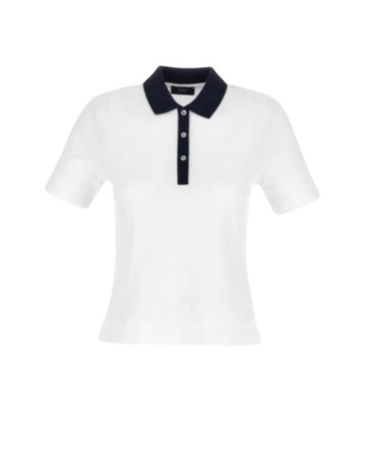 Fay Tops ,Wit ,Polo Shirts in het White