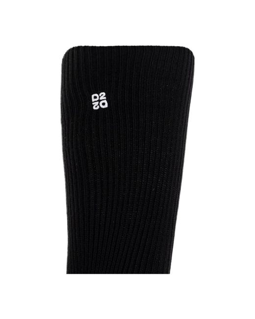 Socks DSquared² de hombre de color Black