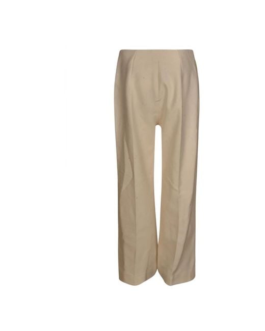 Patou Natural Straight Trousers