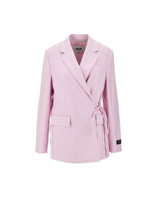 Blazers MSGM de color Pink