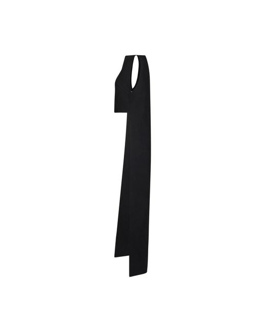 Jil Sander Black Sleeveless Tops