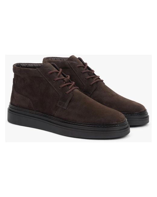 Lace-Up Boots ESTRO pour homme en coloris Brown