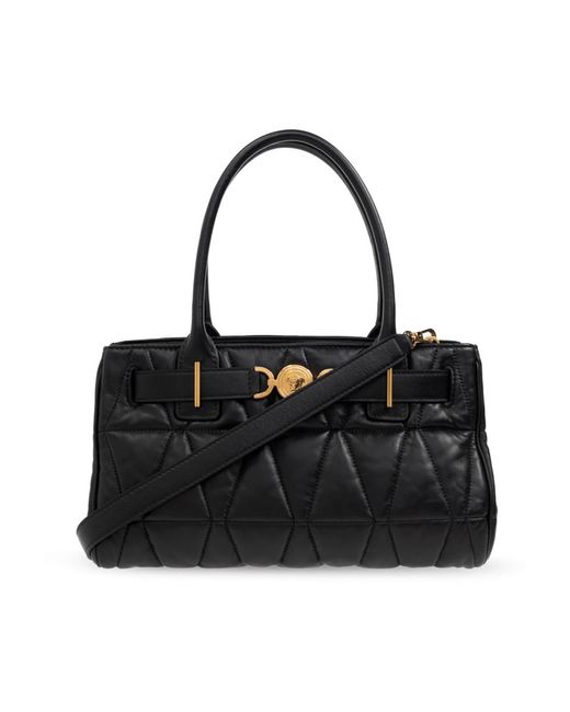 Handbags Versace de color Black