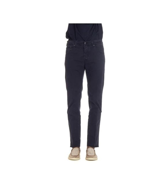 Jacob Cohen Slim-fit trousers in Blue für Herren