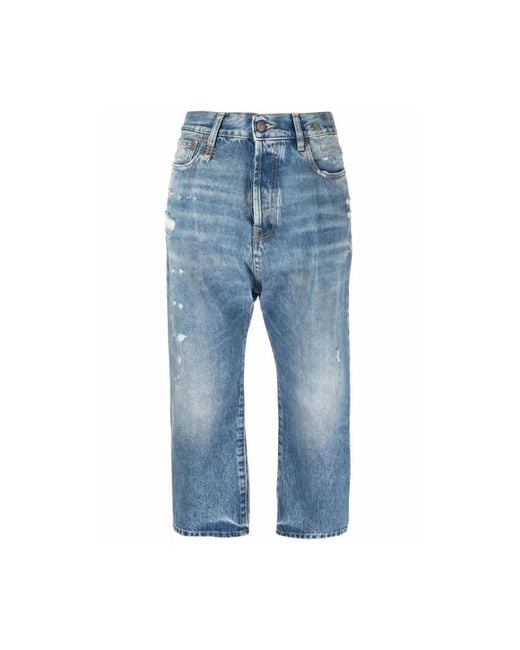 R13 Blue Cropped Jeans