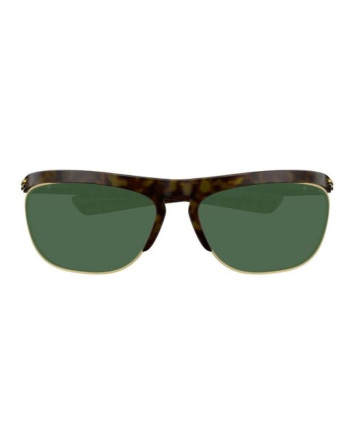 Bottega Veneta Green Sunglasses