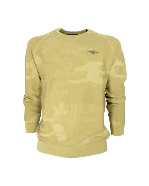 Aeronautica Militare Yellow Sweatshirts for men