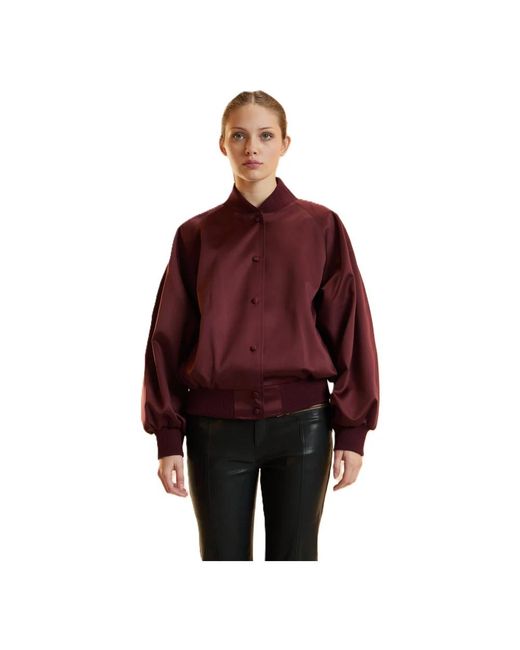Bomber Jackets Cynthia Rowley de color Red
