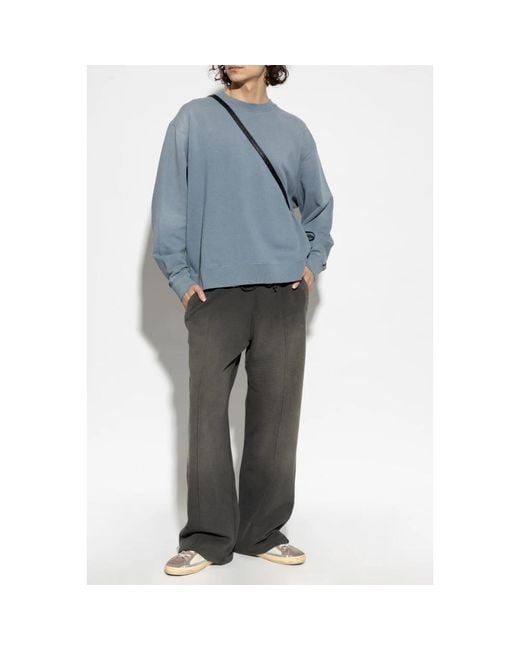 Golden Goose Deluxe Brand Blue Sweatshirts for men