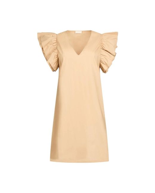 Liu Jo Natural Short Dresses
