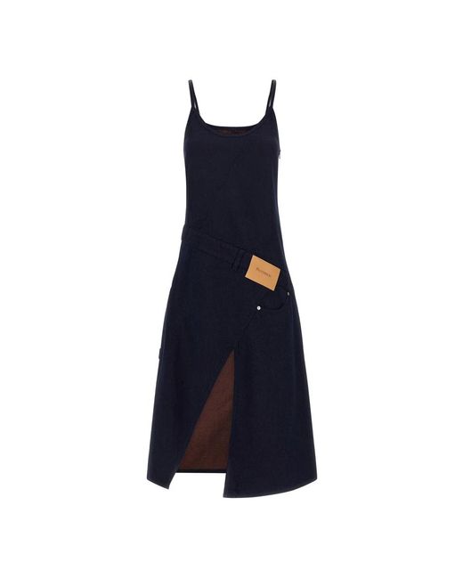 J.W. Anderson Blue Midi Dresses