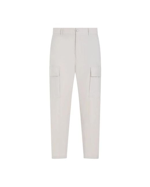 Etro White Slim-Fit Trousers for men