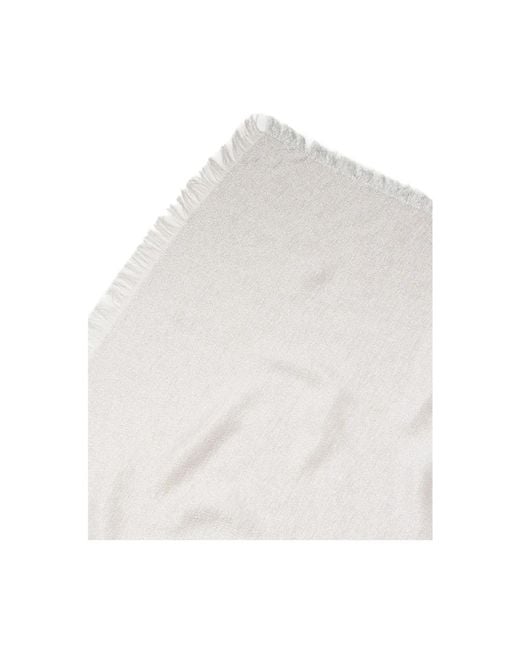 Peserico Gray Winter Scarves