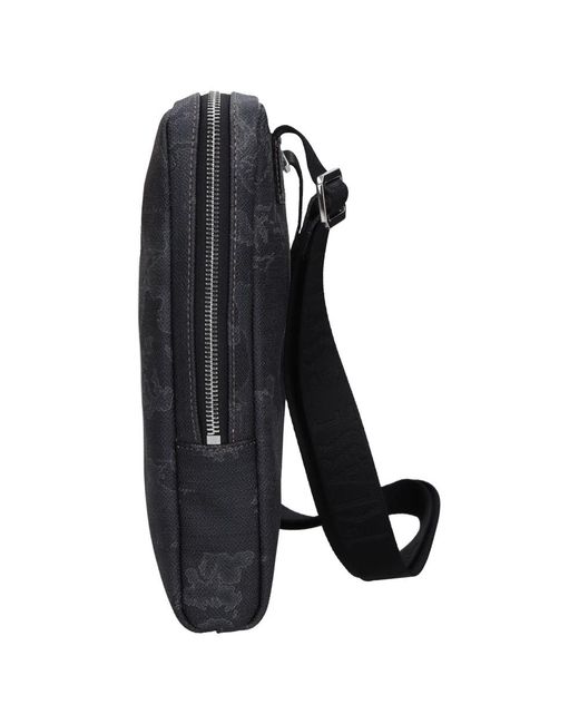 Alviero Martini 1A Classe Black Cross Body Messenger for men