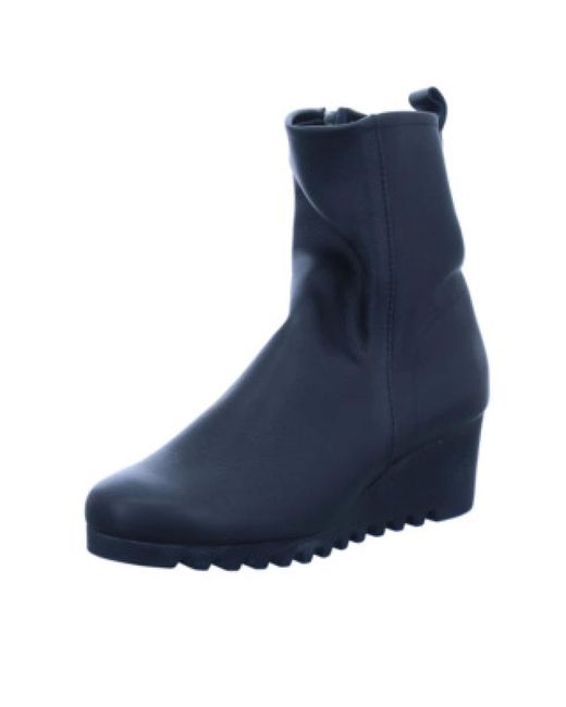 Arche Schoenen ,Blauw ,Zwarte Dameslaarzen, Weerbestendig En Stijlvol in het Blue