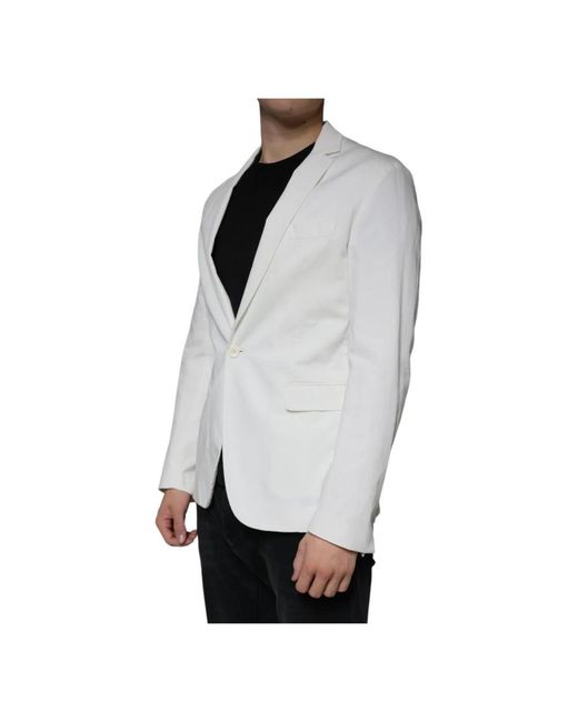 Dondup Gray Blazers for men