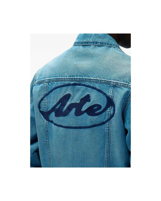 Arte' Blue Denim Jackets for men