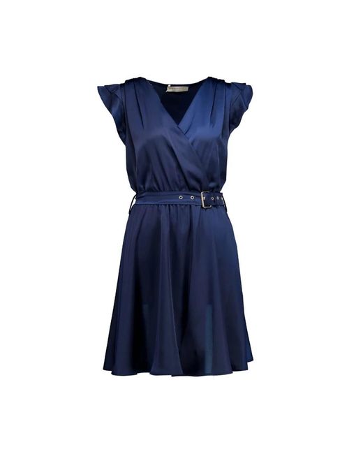 Rinascimento Blue Short Dresses