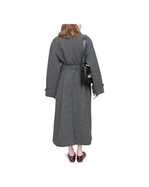 A.P.C. Gray Belted Coats