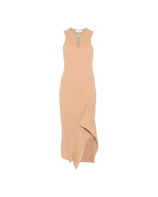 Stella McCartney Natural Knitted Dresses