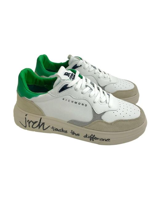 RICHMOND Green Sneakers for men