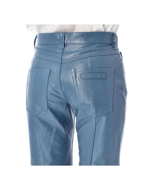 Trousers > wide trousers Marni en coloris Blue