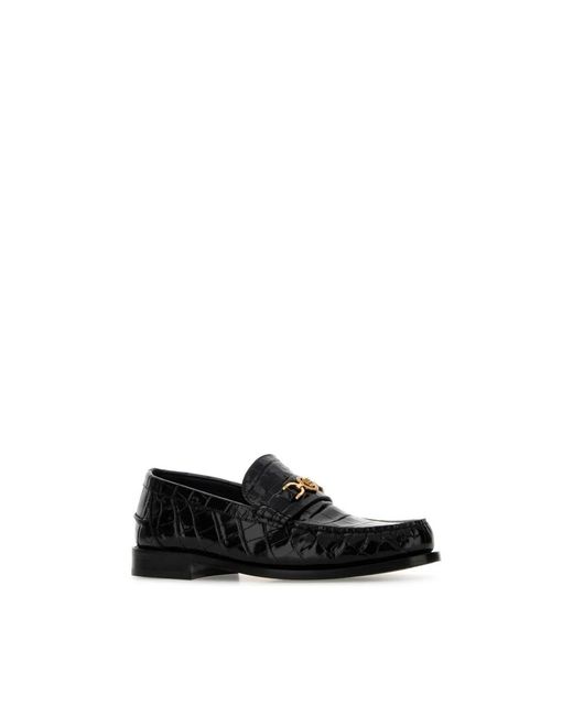 Versace Black Loafers for men