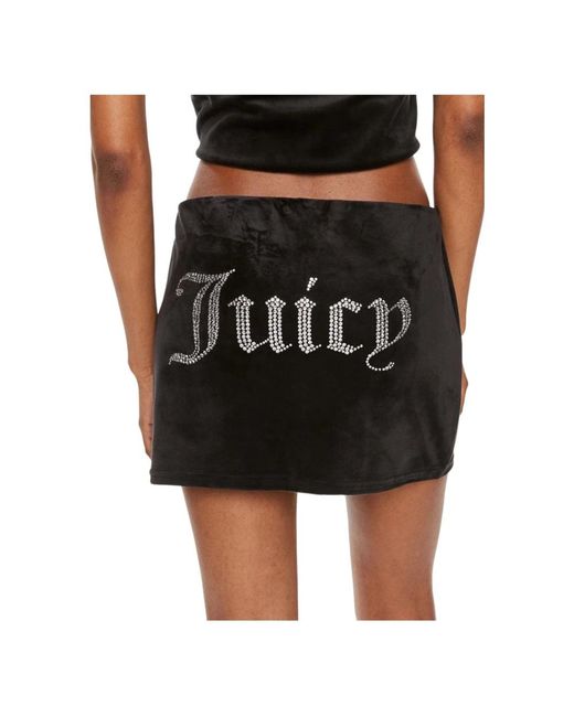 Short Skirts Juicy Couture de color Black