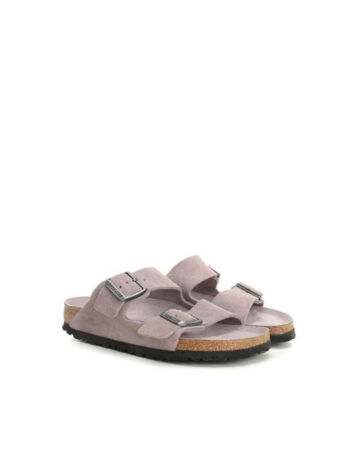 Birkenstock Brown Sliders for men