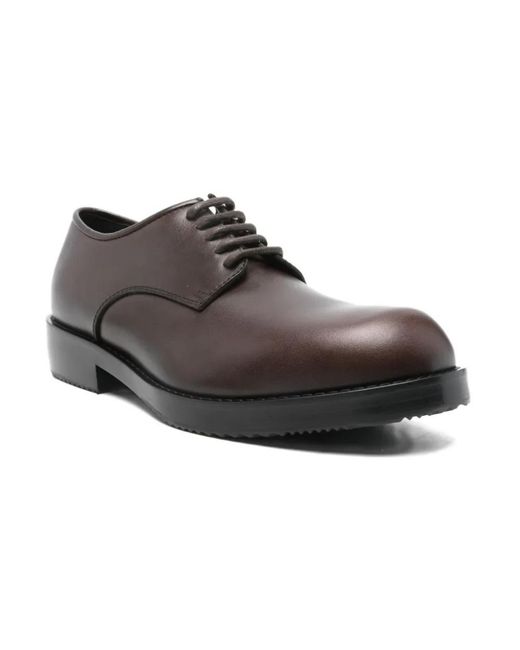 Dries Van Noten Brown Laced Shoes for men