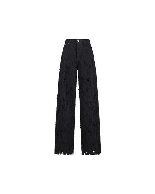 Haikure Black Wide Trousers