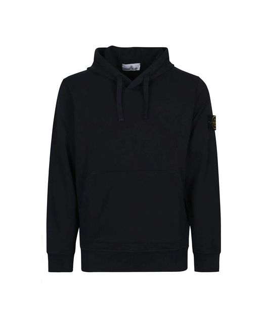 Stone Island Lässiger kapuzenpullover für männer in Blue für Herren