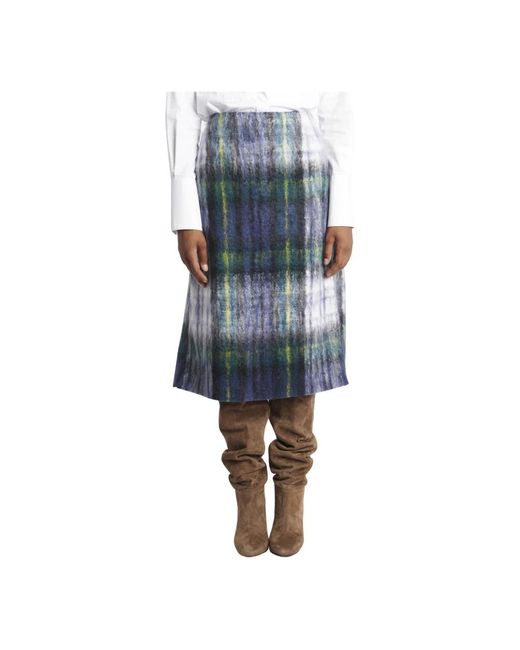 Sofie D'Hoore Blue Midi Skirts