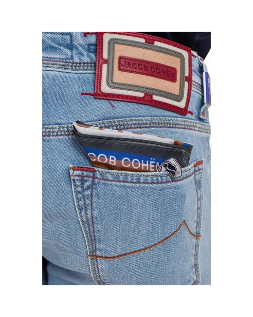 Jacob Cohen Luxus denim jeans scott fit in Blue für Herren