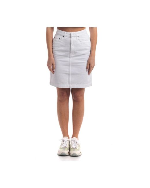Dondup White Denim Skirts