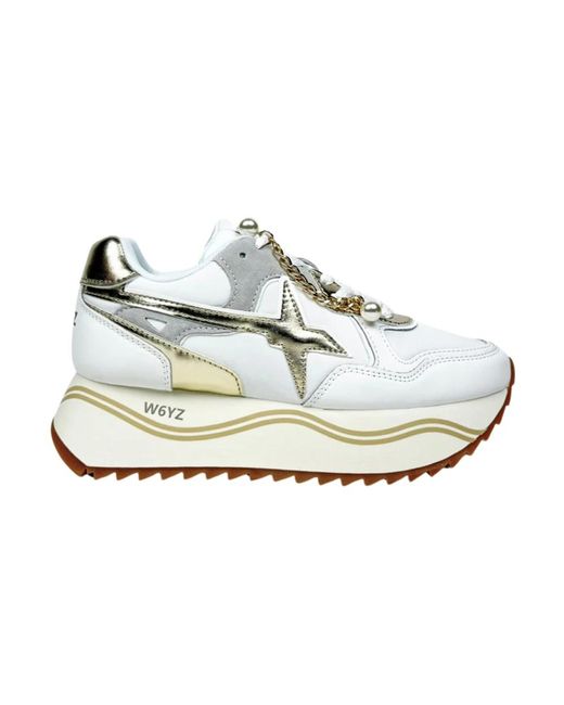 W6yz White Deva Sneakers