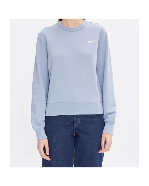 A.P.C. Blue Sweatshirts