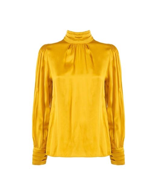Nenette Yellow Viskose hemden