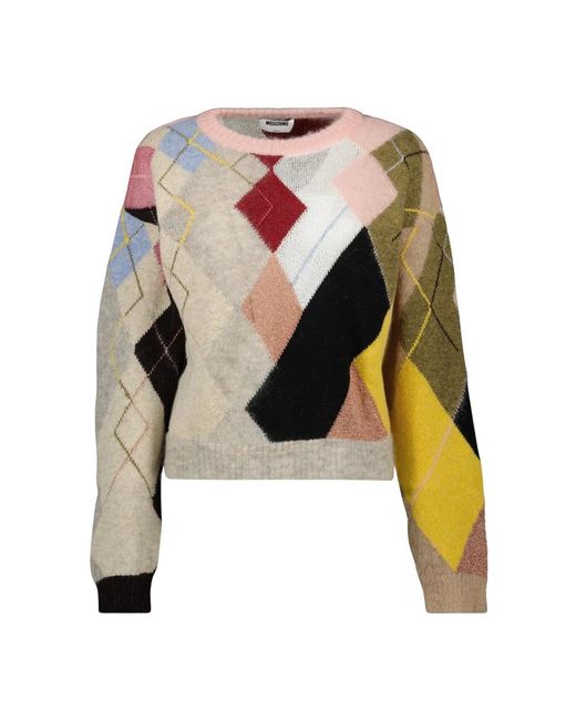 Moschino Green Round-Neck Knitwear