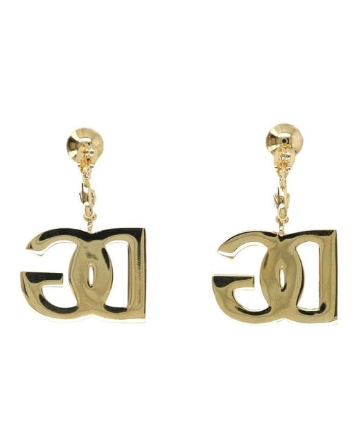 Dolce & Gabbana Metallic Clips Pop Ohrring Klein