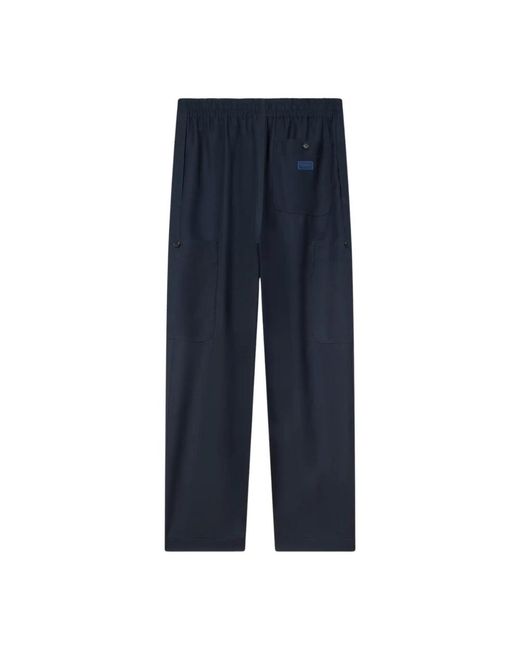 KENZO Straight Trousers in het Blue voor heren