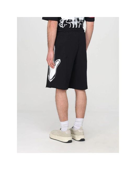 DISCLAIMER Shorts Mit Grafikdruck Für Männer in Black für Herren