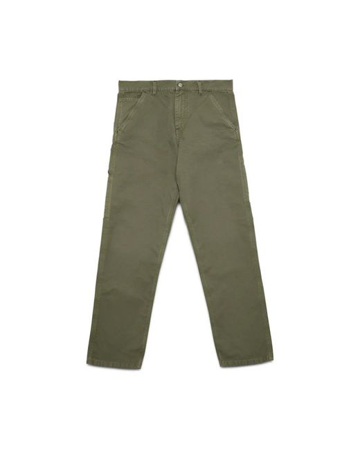Roy Rogers Green Straight Trousers for men